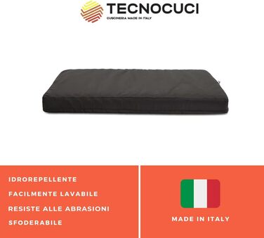 Ортопедична подушка для собак Jump - для відпочинку вашого собаки. Знімний та легко праний чохол, водовідштовхувальне полотно, Made in Italy