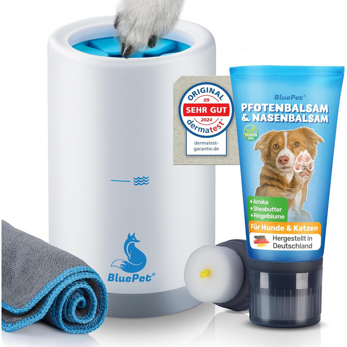 Балсам для лап собак та котів BluePet Schnelleinziehender, 50 мл - зволожуючий, регенеруючий, з арнікою, календулою та ши, проти тріщин та сухості лап