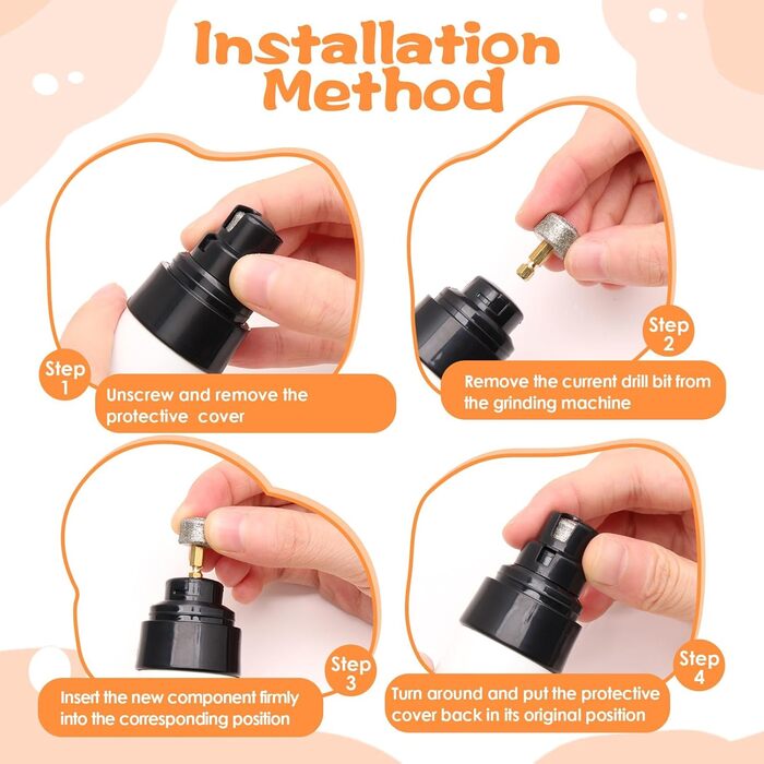 Шліфувальник кігтів для собак Orthopfote Ortho Trimmer Pro, професійний, з м'яким шліфуванням