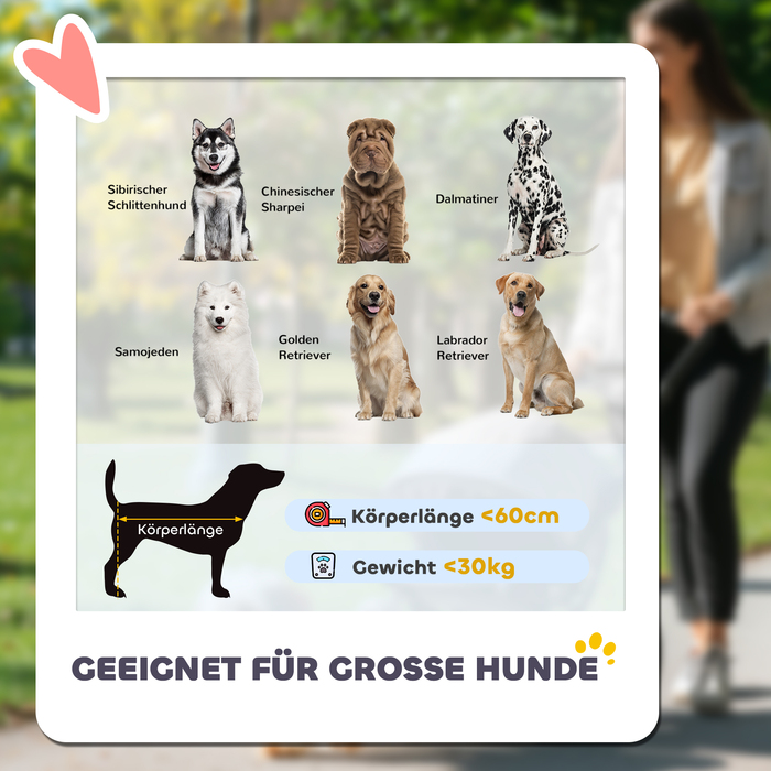 PawHut Коляска для собак Dogs Buggy Складна для собак і кішок до 30 кг Cat Buggy з подушками сітчасті вікна 2 двері Сумка для зберігання Коляска для кішки Buggy Brown | Аосом