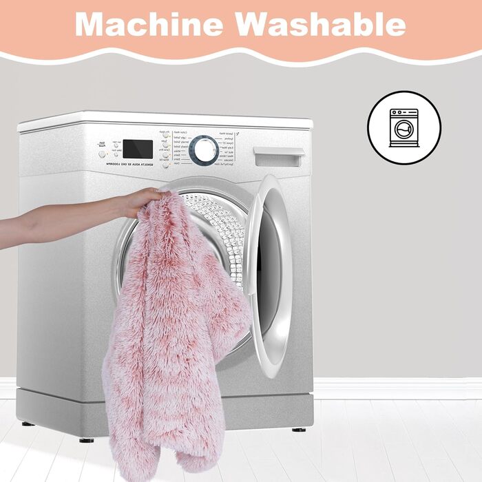 Водонепроникне собаче ліжко Bedfolks знімним, пральним чохлом, м'яким штучним хутром для великих собак, 88,9 x 58,4 см, темно-сірий (X-Large, рожевий)