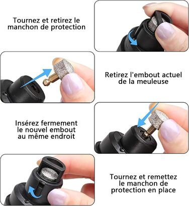 Електричний триммер для собак, котів та інших тварин з напилком, 2 LED-ліхтарики, 3 швидкості, безпечний