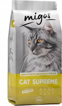 Сухий корм для дорослих котів Migos Cat Supreme, 20 кг