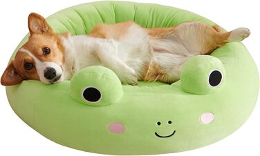 Squishmallows Wendy жаба - м'яке ліжко для тварин 75 см, офіційний плюш Jazwares, супер м'яке ліжко для домашніх тварин