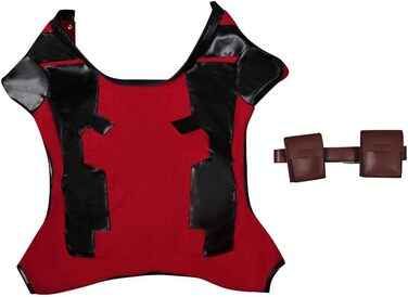 Костюм для собаки, одяг для тварин, Dead Wade, косплей, Хелловін, карнавал, розмір S, червоний