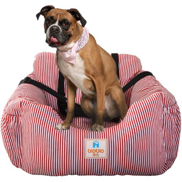 Крісло-ліжко для собак, тепле та пральне, з кишенею для зберігання