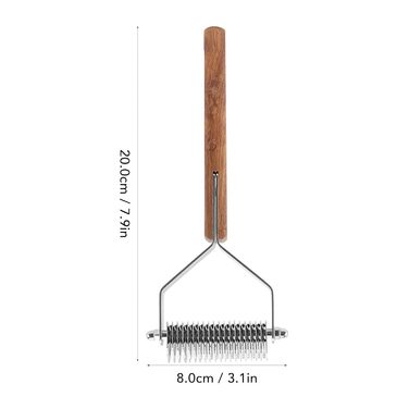 Щітка для видалення підшерстка для собак, двостороння, гребінець для собак та котів, інструмент для видалення ковтунів, гребінець для підшерстка, видалення ковтунів для собак та котів