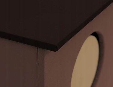 Будиночок для кота Mr. Riddick, багатоколірний, квадратний (43 см x 41,5 см x 34 см)