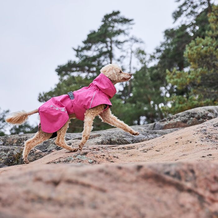 Дощовик для собак Hurtta Monsoon Coat II ECO (Рубін, 45 см)