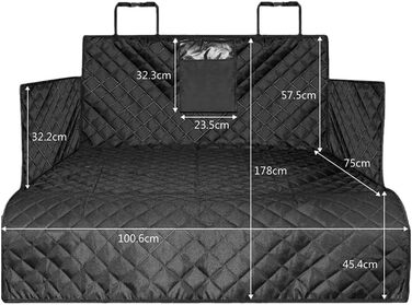 Захист для багажника автомобіля для Mercedes Benz GLK X204 (2009-2015), водовідштовхуючий, з захистом бокових стінок та краю багажника