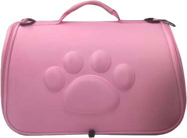 М'яка переноска для тварин - сумка-рюкзак для котів та інших домашніх улюбленців (Рожева, M)