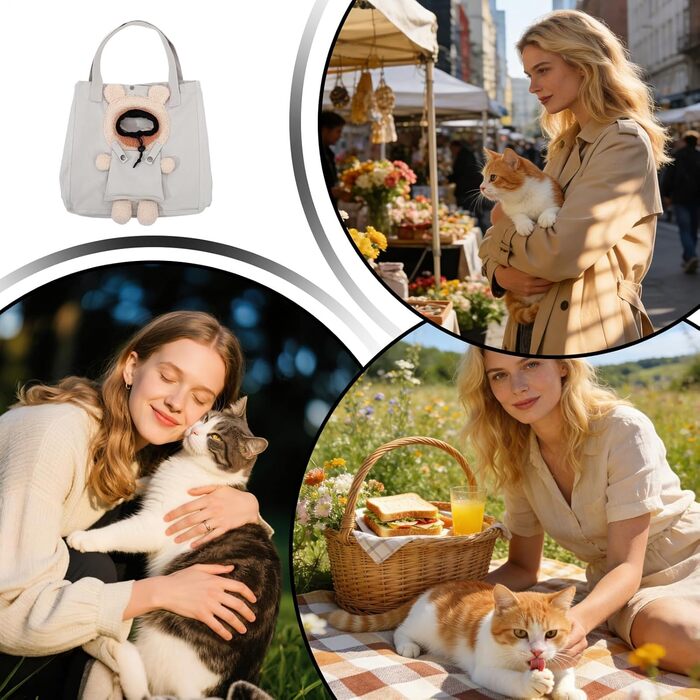 Сумка-переноска для тварин 13,8 дюймів, м'яка, дихаюча, з літерами | Стильна переноска для собак і котів, ідеальна для подорожей та візитів до ветеринара