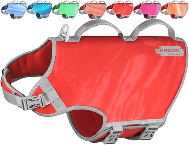 Жилет рятувальний для собак VIVAGLORY Neoprene, L, блакитний. Жилет рятувальний для собак, плаваючий жилет, допомога у плаванні