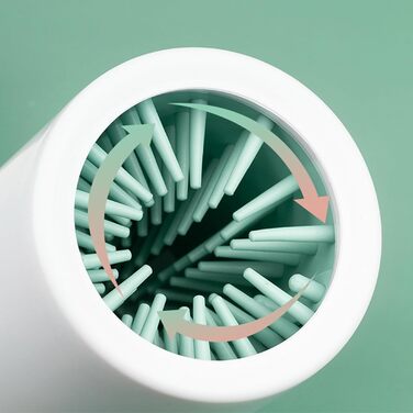 Очищувач лап для собак: мийка лап, щітка для собак, інструмент для чищення лап, зелений колір