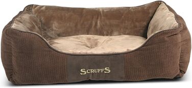 Scruffs Chester Bed L - ліжко для собак, шоколадний колір, 75 x 60 x 18 см
