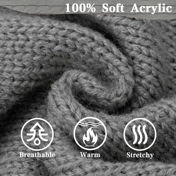 Пуловер теплий для собак та котів PUPTECK, сірий, розмір L (обхват грудей 40.1 см, довжина спини 40.1 см)