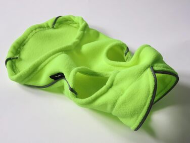 Тепла жилетка для собак та котів Jacko & Co з кільцем для повідка – м'яка, легка, дихаюча (XS, ліно-зелений)