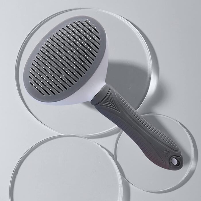 Щітка для грумінгу собак та котів ChamEen: бамбукова масажна щітка для довгої та короткої шерсті. Набір для догляду за шерстю