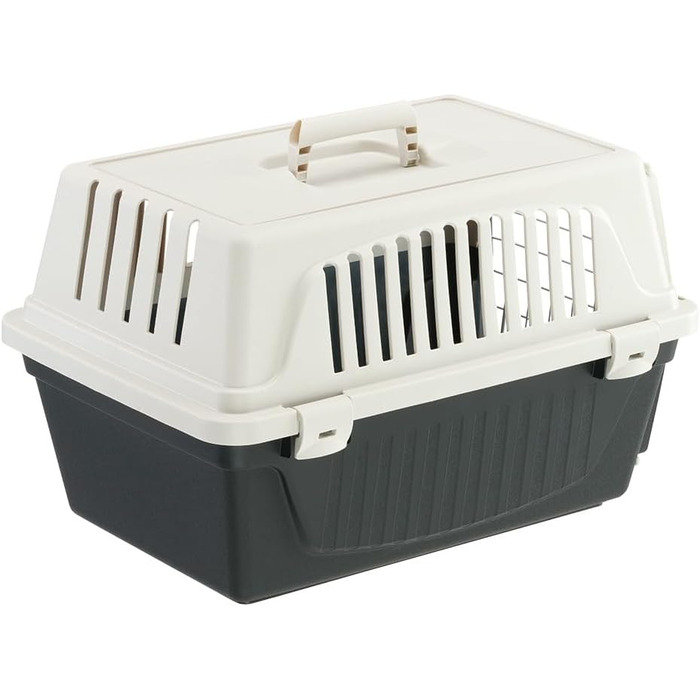 Транспортна переноска Ferplast Atlas 10 EL для собак та котів до 5 кг, чорна, 48x33x29 см