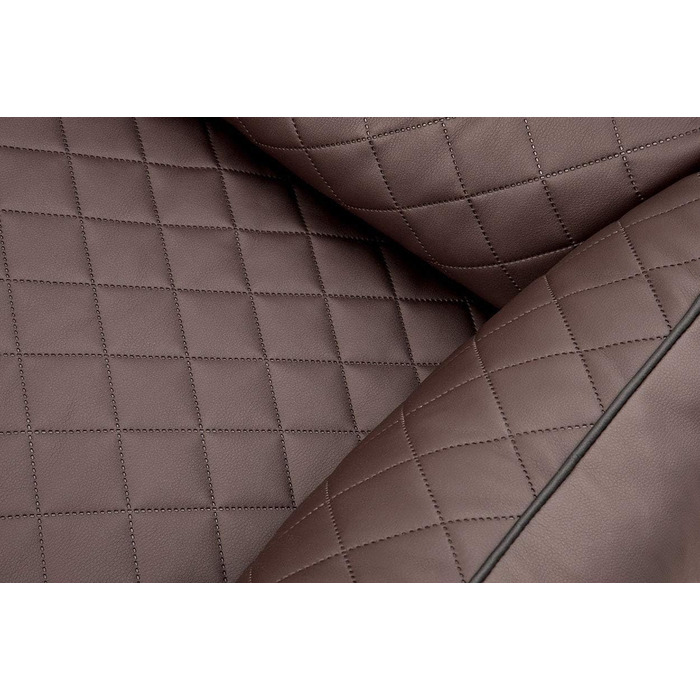 Крісло-ліжко для собак Knuffelwuff Milan, XL, коричневе, 105 x 75 см, з штучної шкіри, миється