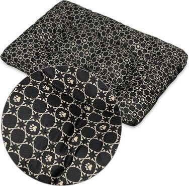 Крісло-лежанка для собак SuperKissen24 Louis Black, M, 55x40 см - водовідштовхувальне, миється