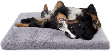 М'яке ліжко для собак та котів Paco Home, Donut, сірий колір, Ø100 см, 120x80x7 см