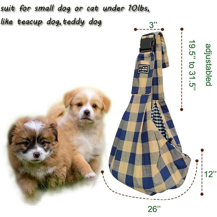 Сумка-переноска для собак та котів, регульована, сітка, для маленьких тварин до 4,5 кг, хакі