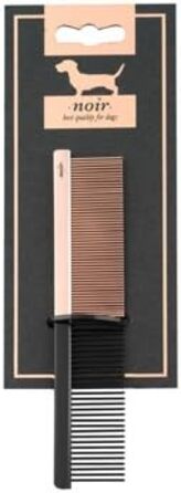 Металевий гребінець Ebi Noir Fellkamm з 27/61 зубцями, розмір 13.2 x 2.1 см