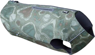 Жилет для собак Hurtta Schwimmweste Jagd Sportler, зелений камуфляж, XS