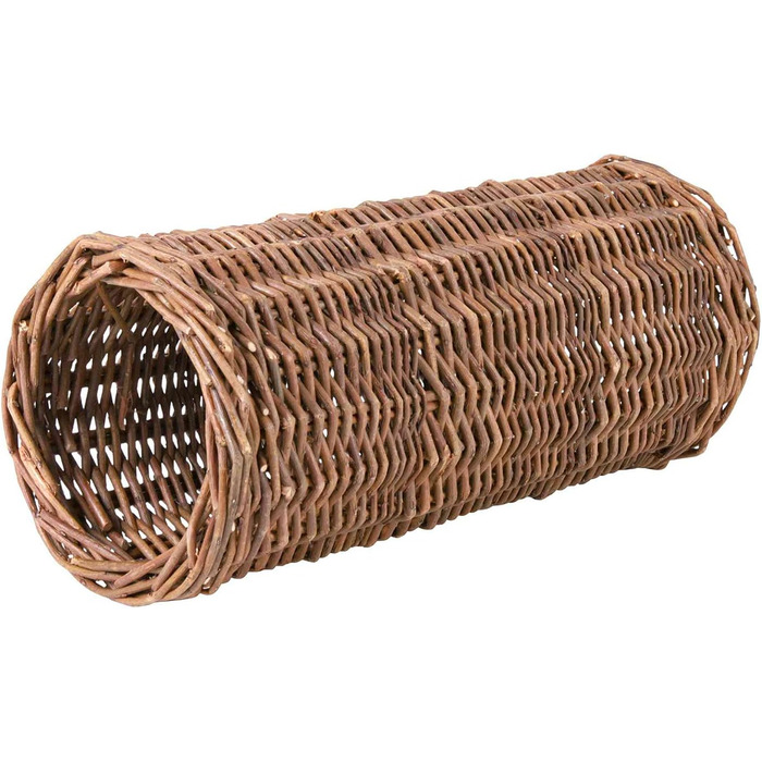 TRIXIE Плетений місток та тунель з лози для морських свинок, 30×16×30 см і 15×33 см