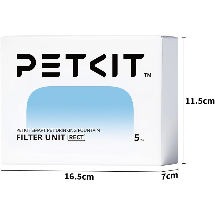 Фільтр PETKIT EVERSWEET MAX з активованим вугіллям, високоефективна фільтрація, 5 шт для фонтану для котів і собак