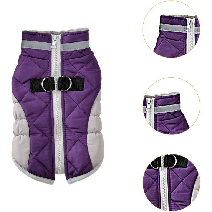 Водонепроникний зимовий одяг для собак Milageto: тепла жилетка для малих, середніх та великих собак, XL