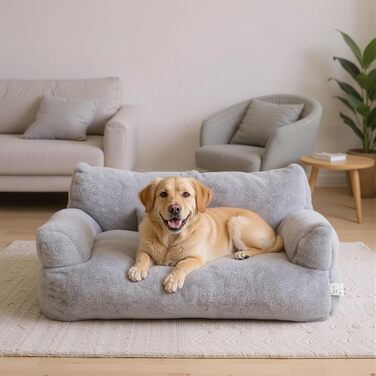 М'яке ліжко для котів та собак великого розміру, 75x51x28 см, з неслизьким дном