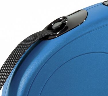 Рулетка для собак flexi Comfort L, довжина 8 м, синя, до 50 кг