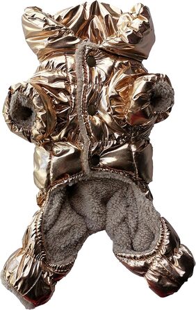 Флісовий комбінезон для собак, куртка для собак, степкова, розмір L, золотистий