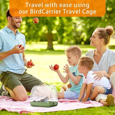 Трансформер для перевезення птахів та хомутів, наплічник для птахів, прозорий клітка для німф, м'яка переносна коробка, переносна клітка для птахів | Переноска для птахів на відкритому повітрі, знімний трансформер для хомутів, прозора переноска для домашн