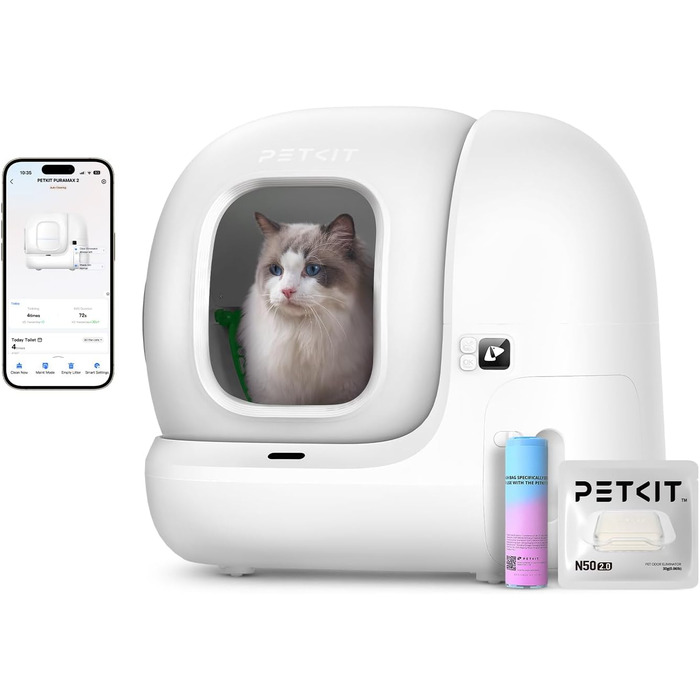 Автоматичний туалет для котів PETKIT 76 л білий