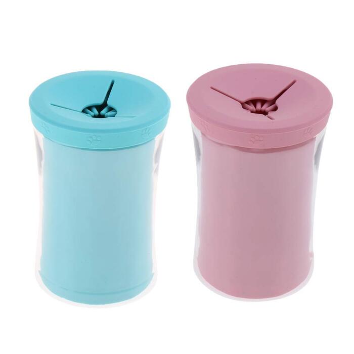 Портативні очищувачі лап для собак - 2 шт. Мийний стаканчик для лап домашнім тваринам