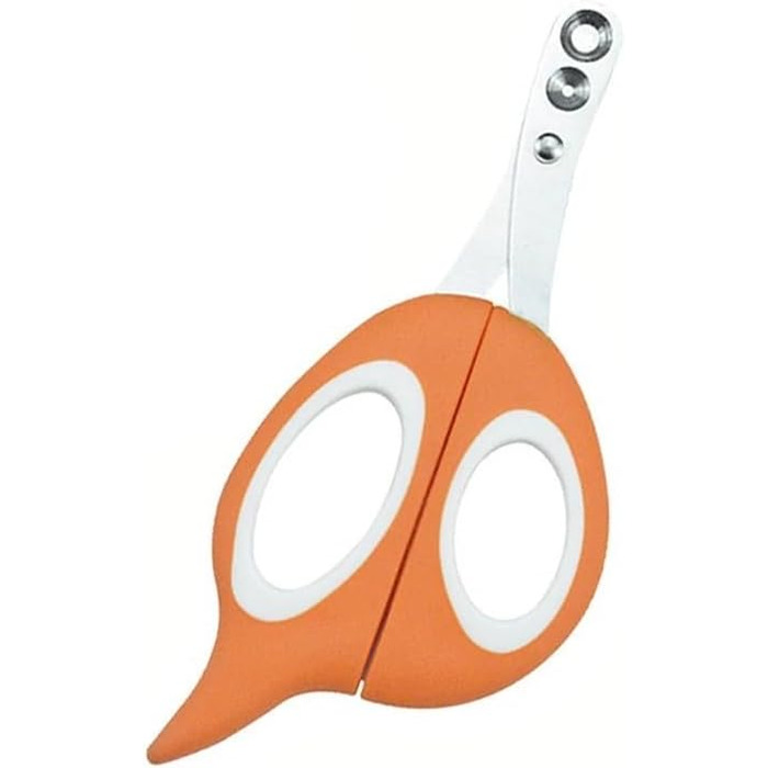 Тримери для кігтів котів з захистом, подвійний отвір, для котів, кошенят, собак, 3 шт. помаранчевого кольору