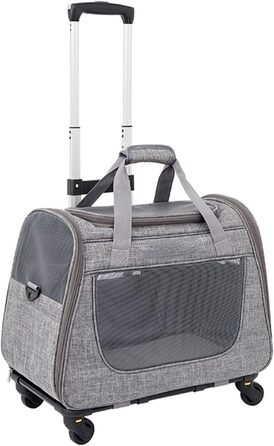 Транспортна сумка для кота на колесах 2 в 1: ідеальна для подорожей, ветеринара, авто, поїздів та літаків