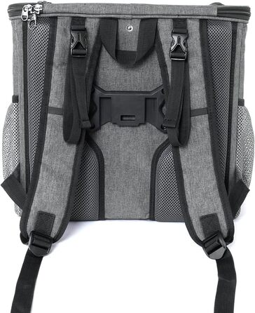 Корзина для собак Wakects, переноска для тварин на велосипед, для котів та собак, з 2 кишенями та сіткою, для маленьких та середніх порід