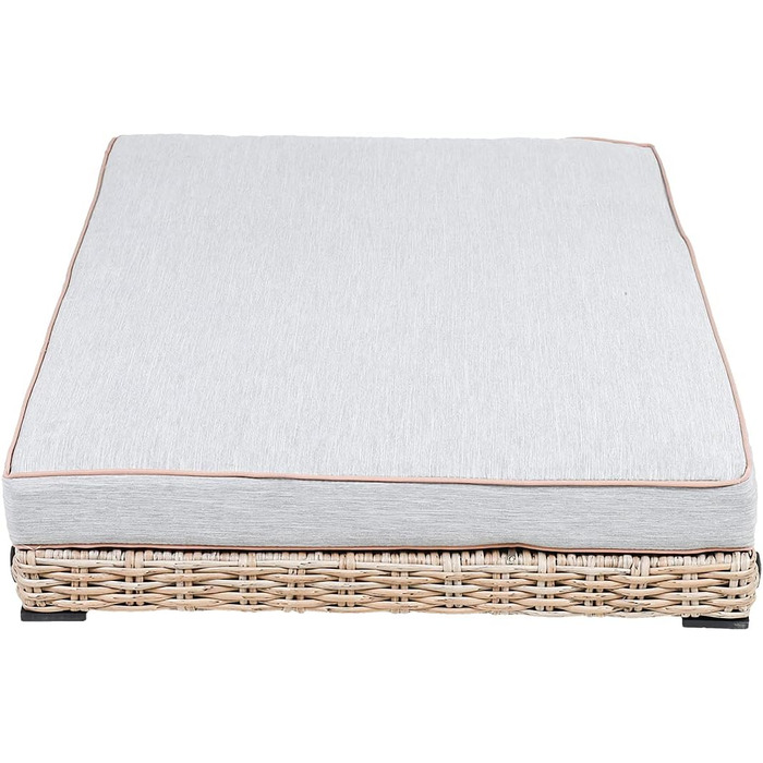 greemotion Лежанка для собак з поліротангу з подушкою, 95 x 15 x 65 см, розміри подушки 95 x 15 x 8 см