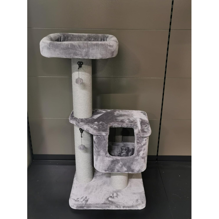 Дряпка для котів Flamingo – Колір: фіолетовий, сірий – 78 x 49,5 x 121 см