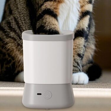 Миска для миття лап собак, аксесуар для грумінгу, сіра, для подорожей та кемпінгу