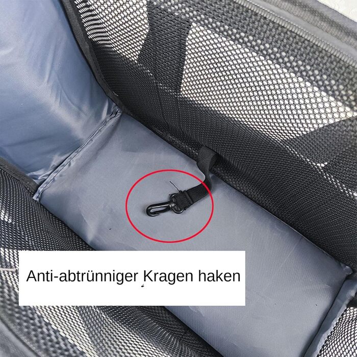 Сумка-переноска для собак та котів Ruwshuuk: багатофункціональна, з кишенями, для прогулянок, подорожей, кемпінгу (Помаранчевий)