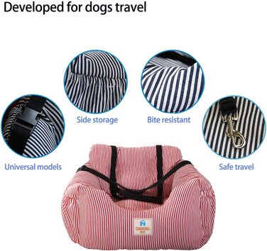 Крісло-ліжко для собак, тепле та пральне, з кишенею для зберігання