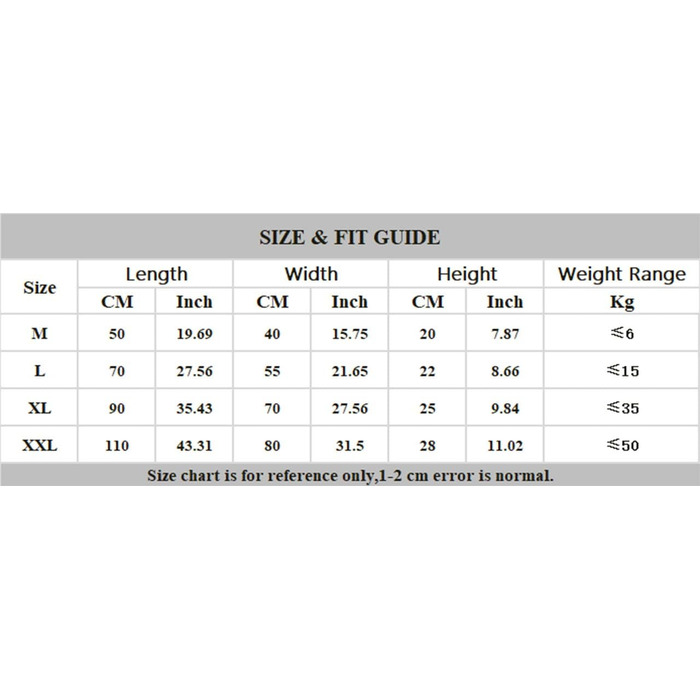 М'яке розкішне ліжко для собак GUOCU з знімним подушкою, водонепроникне, для домашніх тварин, різні розміри, коричневий, XXL (110x80x27 см)