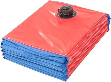 Складаний басейн для собак Sweetypet XL 120x30 см, червоний, із нековзким дном