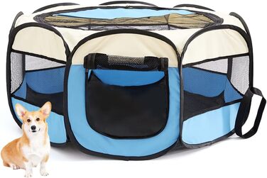 Клітка-переноска для котів Floving, складана, велика (XL), водовідштовхувальна, для дому та вулиці