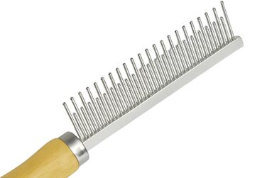 Набір для грумінгу TopMed ETS: 3 нержавіючі гребені, бамбукова ручка, для собак, котів та інших тварин